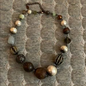 Adjustable beaded necklace